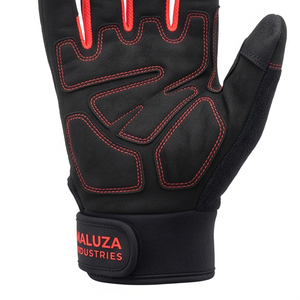 Gants de mécanicien professionnels robustes certifiés EN388, anti-choc, armure TPR, haute dextérité, compatibles écran tactile, antidérapants, en polyester - Product Image 3