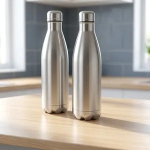 Botella de Acero Inoxidable Aislada de Alta Calidad de 750 ml, Termo con Tapa Hermética para Bebidas Frías y Calientes - Product Image 3