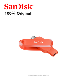 Sandisk 32GB โทรศัพท์ไดรฟ์ USB ประเภท C ประเภท A, USB3.2, สีส้ม nasturtium, SDDDC6-032G-G46NO - Product Image 1
