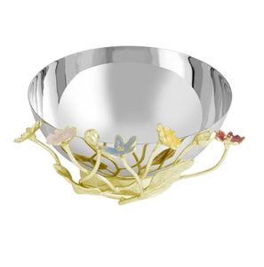 Gold Ball Base Elegant Shape Dinner Table Centerpiece Decorative Fruit Bowl Shiny Polished Metal Chocolate Bowl - Product Image 3