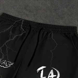 Nueva Llegada, Conjunto de Camiseta y Pantalones Cortos Deportivos Transpirables para Hombre, Estilo Urbano, Impresión Digital, Secado Rápido, para Gimnasio y Fitness, Venta al Por Mayor - Product Image 3