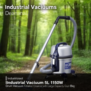 Industrial Vacuum 5L 1150W <b>Drum</b> Vacuum Cleaner with Large Capacity Dust Bag - Product Image 3