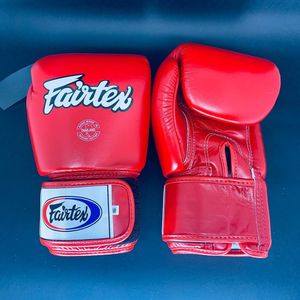 Dernier design Fair tex Gants de boxe Muay Thai personnalisés pour le sparring et l'entraînement au kickboxing en cuir de vachette véritable UV RL-BS-123 - Product Image 4