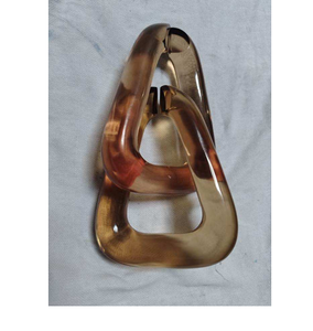 Chaîne décorative murale en bois à maillons, 5 maillons, vente en gros pour la maison, artisanat en résine - Offre spéciale - Product Image 3