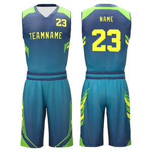 Conjunto de Uniforme de Baloncesto para Hombre, Manga Corta, Secado Rápido, Sublimado, Poliéster, Cierre con Cordón, Diseño de Logotipo Personalizado - Product Image 4