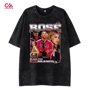 Camiseta Oversize Personalizada para Hombre, Precio al por Mayor, Color Personalizado, Manga Corta, Cuello Redondo, Estilo Urbano, Impresión Digital, Alta Calidad, Ecológica - Product Image 2