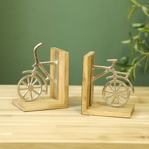 Elegantes Sujetalibros Metálicos Tradicionales para Decoración de Hogar y Oficina, Ofrecen Soporte Resistente, Organización de Estantes con Estilo Minimalista, para Bodas - Product Image 2