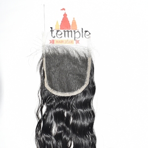 Extensions de cheveux humains non traités 4x4 HD, 100% indiens, avec cuticules alignées, sans traitement de temple, pour tissage - Product Image 4