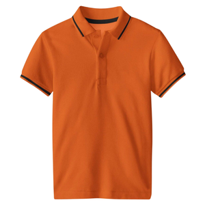 Chemises à manches courtes boutonnées pour hommes, en tissu tricoté 100% coton, 180g, respirantes, à motif uni, avec logo brodé personnalisable sur le devant - Product Image 4