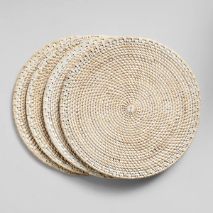 Mantel individual de ratán ecológico de primera calidad hecho a mano en Vietnam, opciones de color OEM/ODM disponibles, suministrado directamente de fábrica. - Product Image 1