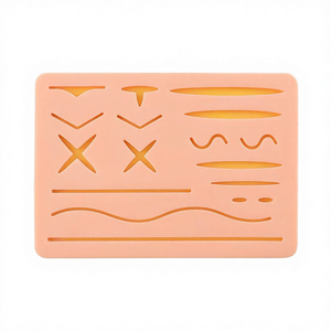 Maniquí de Entrenamiento Médico, Simulación de Piel de Silicona, Almohadilla de Práctica de Sutura, Ayuda Didáctica Personalizada para Entrenamiento Quirúrgico - Product Image 4