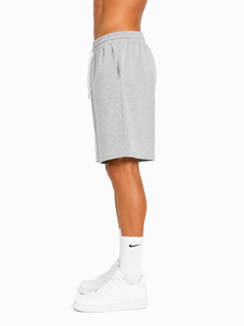 <b>Mens</b> Casual Sweat <b>Shorts</b> Grey Cotton <b>Lounge</b> <b>Shorts</b> Comfortable Elastic Waist Drawstring <b>Shorts</b> for <b>Men</b> Relaxed Fit Knee Length - Product Image 3