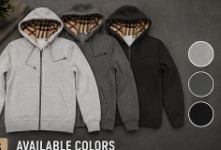 Veste à capuche pour homme, couleur unie, manches longues, fermeture éclair, tissu respirant, spandex/coton, vêtements d'hiver, poches spacieuses à l'avant - Product Image 5