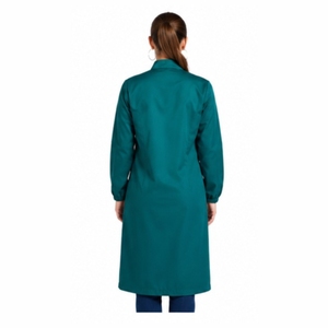 Bata Médica de Mezclilla para Mujer, Profesional, Manga Larga, Ecológica, Transpirable, para Hospital, Enfermería, Trabajo Sanitario, Doctora - Product Image 4