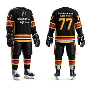 Uniforme de hockey sur glace le plus vendu, toucher doux, prix d'usine, uniforme à marque privée, en polyester léger - Product Image 1