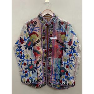 Wholesale Handmade Suzani Embroidery Kantha <b>Jacket</b> <b>Women</b> Short Suzani <b>Jacket</b> Free Size one-of-kind <b>Jackets</b> Gift <b>for</b> Her - Product Image 5