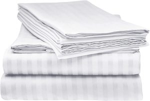 Draps de lit d'hôtel de qualité supérieure, confortables et durables, pour l'hôtellerie et l'usage commercial, draps de lit d'hôtel de qualité supérieure, doux et confortables - Product Image 5