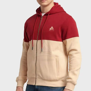 Sweats à capuche zippés pour hommes fabriqués au Pakistan, design tendance 2026, couleur personnalisée, à bas prix - Product Image 3