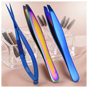 Pinzas Inclinadas de Calidad, Pinzas Inclinadas para Cejas de Acero Inoxidable, Herramienta de Precisión para Dar Forma a las Cejas y Eliminar el Vello Facial - Product Image 1