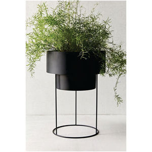 Soporte de Metal Negro Minimalista Nórdico para Macetas, Decorativo, Alto, para Plantas de Interior y Jardín - Product Image 1