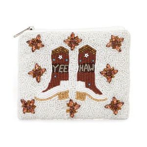 Elegant Handcrafted Beaded Coin <b>Purse</b> Fashionable Mini Clutch Bag At <b>Cheap</b> Price - Product Image 2