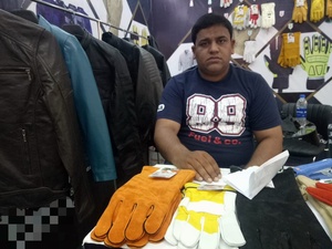 Long Sleeve Cow Split Goatskin Leather Fine Tig <b>Mig</b> Welding Safety Work Gloves - Product Image 5