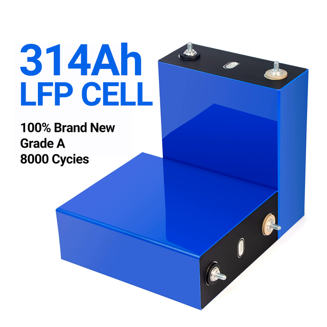 LiFePO4 314Ah Battery Cell 3.2V Prismatic Lithium Iron Phosphate Cell for Energy Storage Cabinet