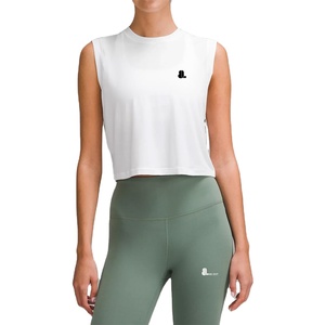 Camiseta Deportiva de Tirantes para Mujer, Ajustada, Transpirable, de Secado Rápido, Ecológica, de Spandex y Algodón, Informal - Product Image 1