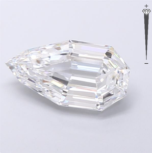 IGI Certified 3.36 CT PEAR NONAGON CUT <b>D</b> Color VVS2 Clarity Lab Grown Diamond <b>Model</b> LG 778649084 ROYAL GEMS Jewelry Making - Product Image 3