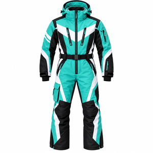Traje de Esquí Profesional Impermeable, Cortavientos, Transpirable, con Cierre de Cremallera, para Esquí en Nieve, Deportes de Invierno, Ropa de Snowboard para Exteriores - Product Image 4