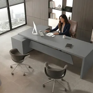 เคาน์เตอร์ครัวแบบ Solid Surface รูปทรงสี่เหลี่ยมผืนผ้า ขอบเรียบ เงางาม ผลิตจากหินสังเคราะห์ ดีไซน์มินิมอล - Product Image 4