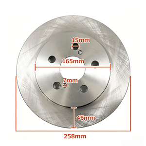 Disco de Freno Trasero de Precisión OE-Matched 42431-12310, Rotor de Frenado de Hierro Gris G3000 Listo para Instalar para Toyota Corolla Matrix - Product Image 2