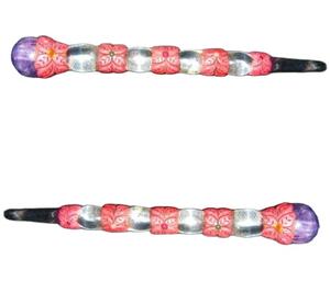 Pierre semi-précieuse Artisanat Pierre naturelle Rose Quartz Point Baguettes tibétaines - Product Image 6