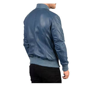 Chaquetas de Cuero para Hombre, Nueva Llegada, OEM, Alta Calidad, Cuero de Oveja Original, Talla Personalizada - Product Image 5