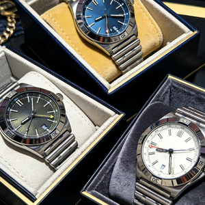 Montre automatique de sport de haute qualité avec logo personnalisé en acier inoxydable, fonction GMT, lunette rotative, cadeau, montre tendance - Product Image 1