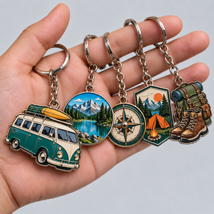 Llavero Personalizado para Viajes y Campamentos, con Logotipo Personalizado, de Metal y Acrílico, Recuerdo para Marcas y Eventos al Aire Libre - Product Image 2