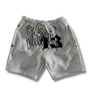 Pantalones Cortos Deportivos de Anime Color Caqui para Hombre, con Bordado de Letras, Cordón Ajustable, Ligeros y Atléticos - Product Image 4
