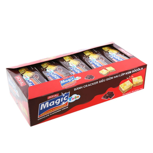 Wholesale <b>Magic</b> Twin Cracker Sandwich Chocolate Cream 300g Crispy Cream Crackers Competitive Price Export - Product Image 1