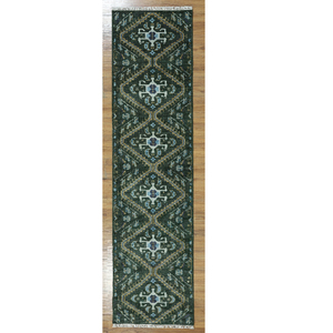 Tapis persans turcs anciens noués à la main, style moderne, pour la décoration intérieure de luxe. - Product Image 5