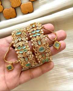 Eid Arrivals Jewelry for Women Wholesale Indian <b>Bangles</b> Bridal <b>Sets</b> Fashion Jewelry <b>Set</b> Available For Sale - Product Image 2