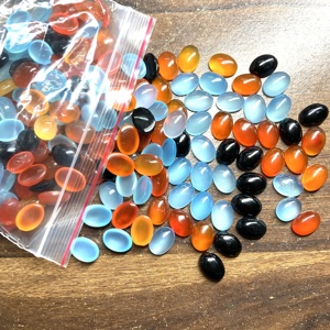 Cuentas de Ágata Pulida Natural Facetada de Gran Calidad, 18x16mm, Diámetro del Agujero 6mm, 6g, para Fabricación de Joyería, Collar DIY, Ónix - Product Image 5