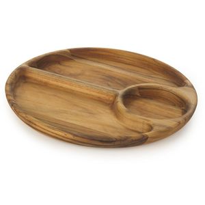 Fresh Arrival Wooden <b>Chip</b> and Dip Serving <b>Tray</b> Elegant Acacia Wood Snack Platter With Separate Bowl for Dips latest - Product Image 4