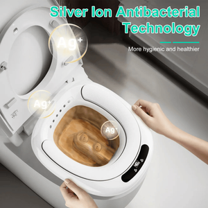 Baño de Asiento Eléctrico para Mujeres y Hombres con Doble Boquilla de Pulverización, 3 Niveles de Flujo de Agua, Inalámbrico y Recargable para Cuidado Postparto y Próstata - Product Image 2