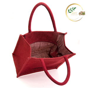 Sac messager en toile de jute grande capacité pour ordinateur portable, documents et voyages - Product Image 2