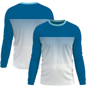 Camiseta de Manga Larga para Hombre, Talla Grande, de Secado Rápido, Transpirable, Ecológica, Antiarrugas, con Diseño Personalizado por Sublimación - Product Image 4