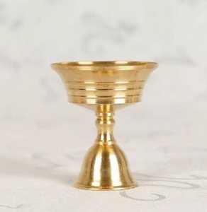 UO High Quality Brass Vintage <b>Small</b> <b>Candle</b> Holder With Polish Religious Activities For Home Decoration Metal <b>Candle</b> Holder By UO - Product Image 1