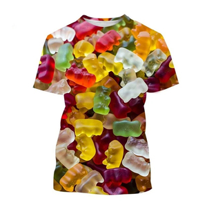 T-shirts sublimés pour hommes, design intégral, usage quotidien, texture lisse, vêtements légers. - Product Image 4