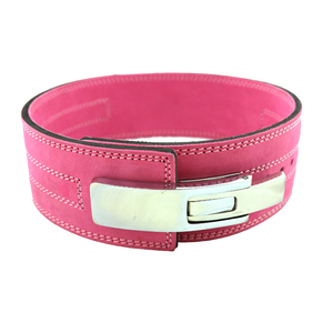 Ceinture de musculation pour hommes en cuir de vachette respirant, multicolore, avec logo personnalisé, fermeture à boucle à ardillon, vente en gros - Product Image 4