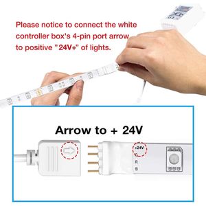 Tira de Luces LED RGB de 32.8 pies con Cambio de Color, Tira de Luces Inteligente con Control Remoto y Fuente de Alimentación para Decoración de Dormitorio, Escritorio y Hogar - Product Image 6