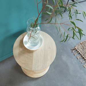 Mesa auxiliar Vandana Lyra Stellar de madera de mango - Product Image 5